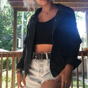 Black Denim Jean Jacket